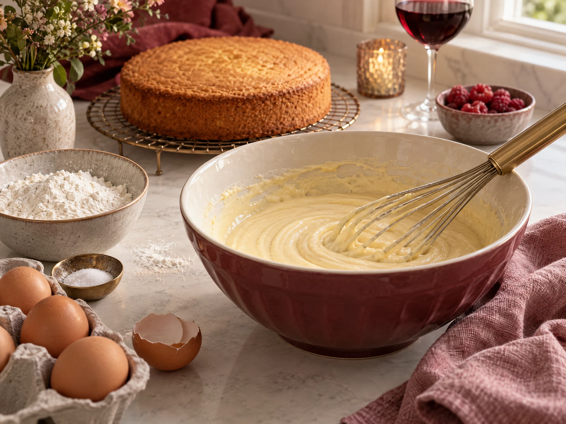Preparación de una mezcla para repostería